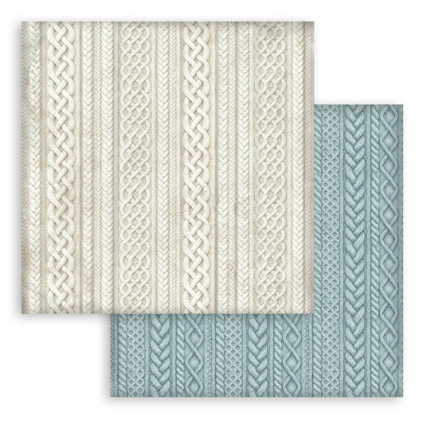 Stamperia White Christmas - Backgrounds 12x12 Blokk