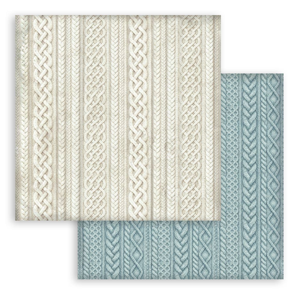 Stamperia White Christmas - Backgrounds 12x12 Blokk - Bilde 24