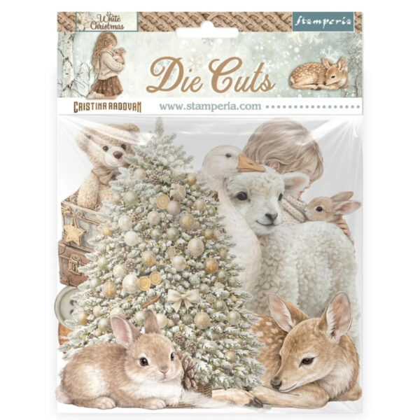 Stamperia White Christmas - Die Cuts