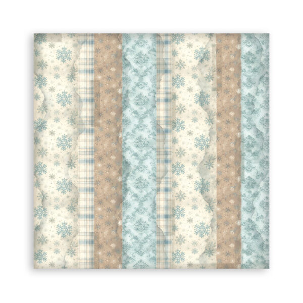 Stamperia White Christmas - Backgrounds 12x12 Blokk