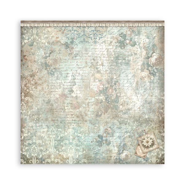 Stamperia White Christmas - Backgrounds 12x12 Blokk