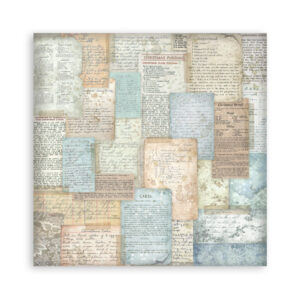 Stamperia White Christmas - Backgrounds 12x12 Blokk - Bilde 22