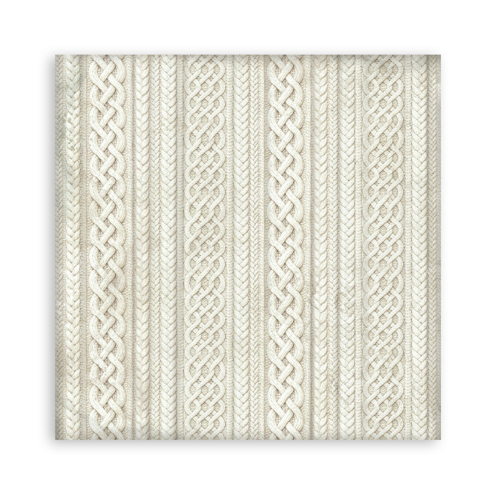 Stamperia White Christmas - Backgrounds 12x12 Blokk - Bilde 25