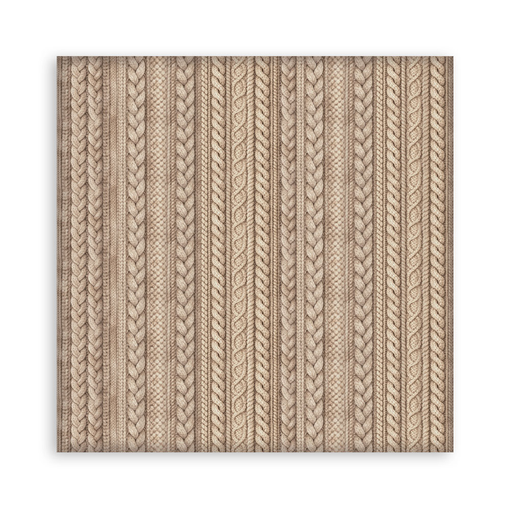 Stamperia White Christmas - Backgrounds 12x12 Blokk - Bilde 28
