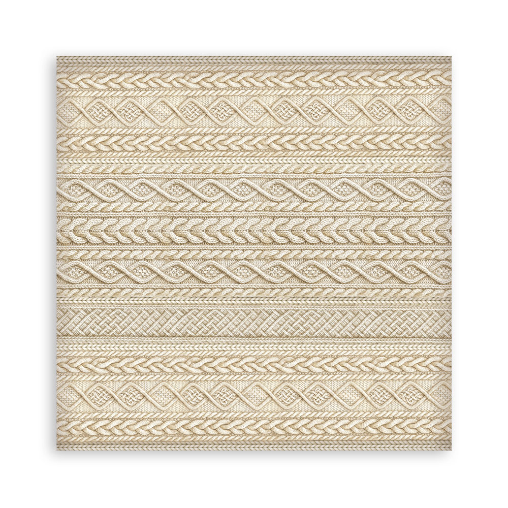 Stamperia White Christmas - Backgrounds 12x12 Blokk - Bilde 29