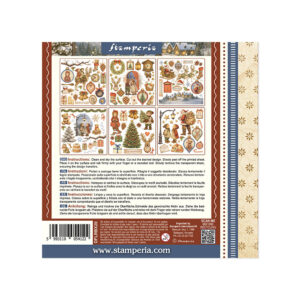 Stamperia Silent Night - Rub on kit 15x15 cm - Bilde 7