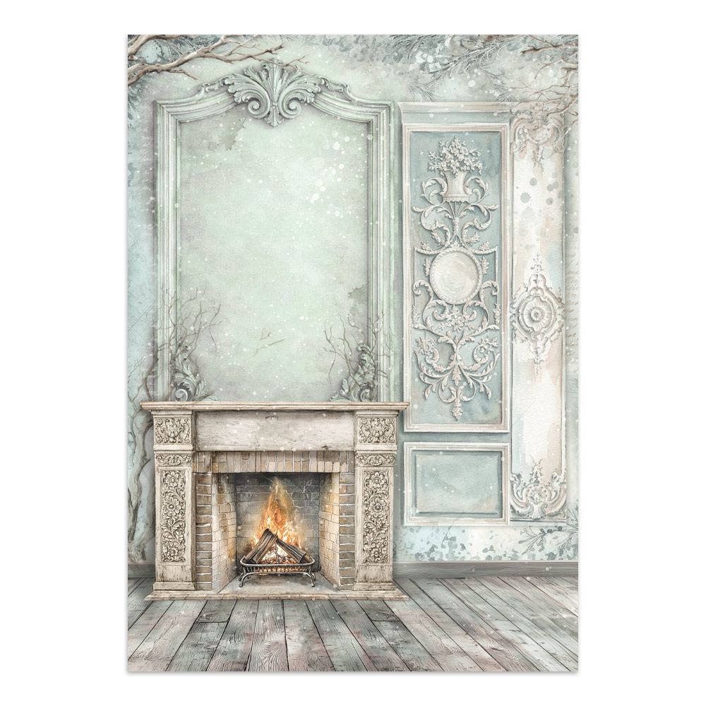 Stamperia White Christmas - Art Junk journal A4 - Bilde 4
