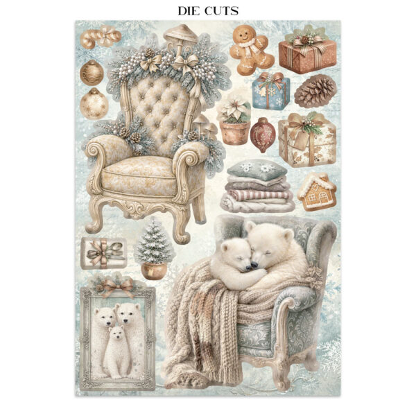 Stamperia White Christmas - Art Junk journal A4