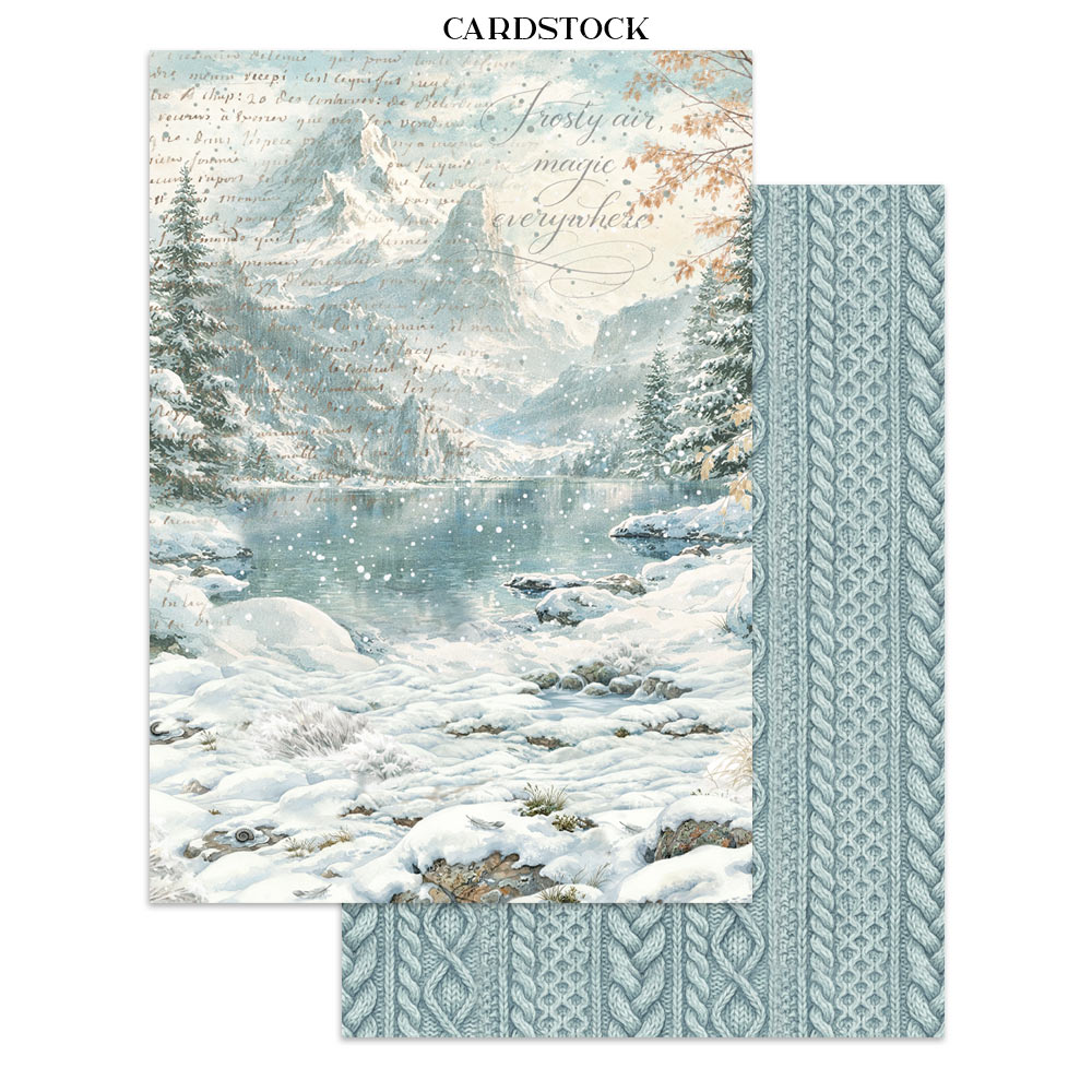 Stamperia White Christmas - Art Junk journal A4 - Bilde 13