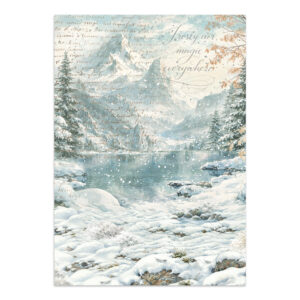 Stamperia White Christmas - Art Junk journal A4 - Bilde 14
