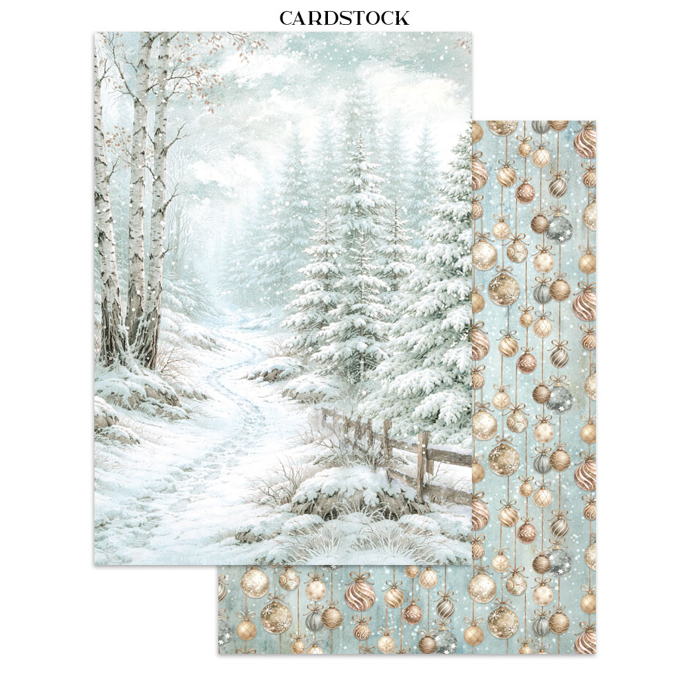 Stamperia White Christmas - Art Junk journal A4 - Bilde 18