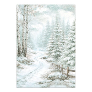 Stamperia White Christmas - Art Junk journal A4 - Bilde 19