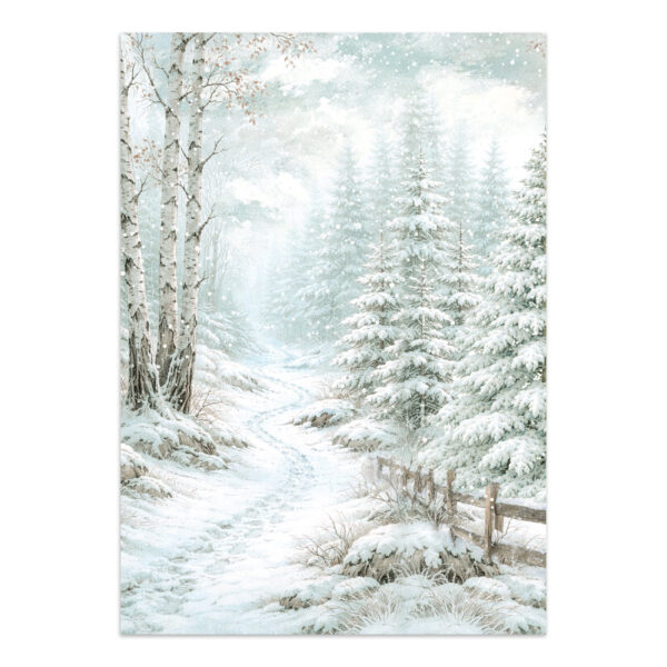 Stamperia White Christmas - Art Junk journal A4