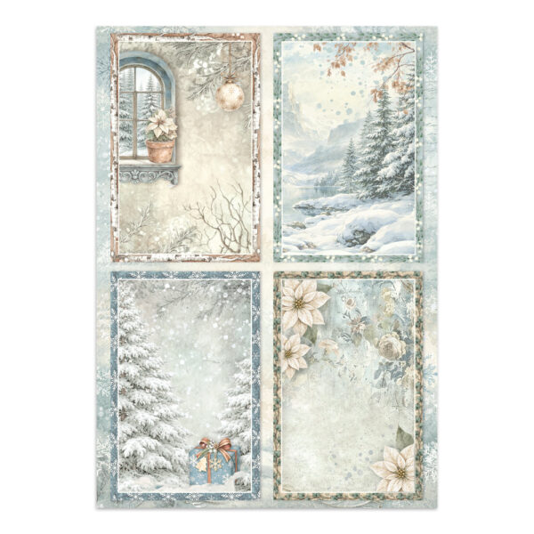 Stamperia White Christmas - Art Junk journal A4