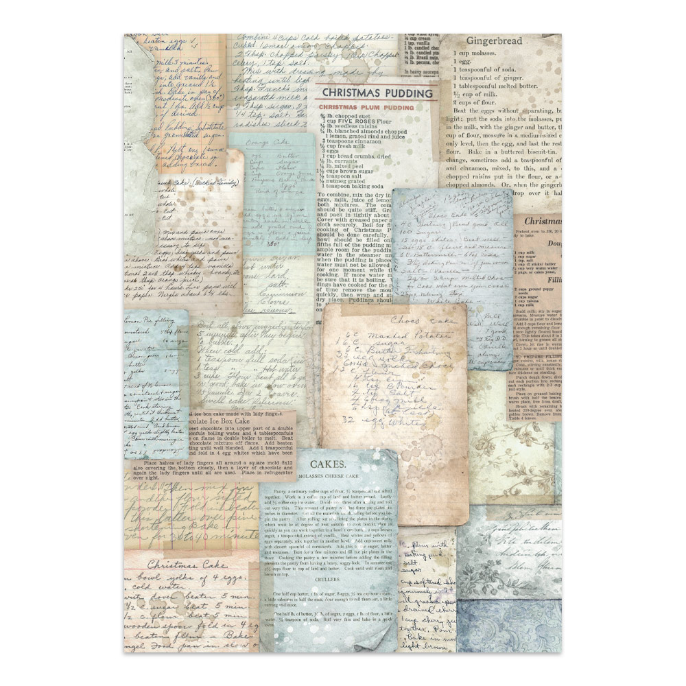 Stamperia White Christmas - Art Junk journal A4 - Bilde 28