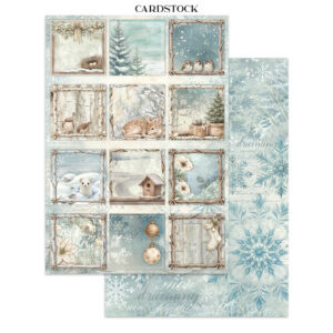 Stamperia White Christmas - Art Junk journal A4 - Bilde 29