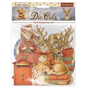 Stamperia Silent Night- Die Cuts - Bilde 1