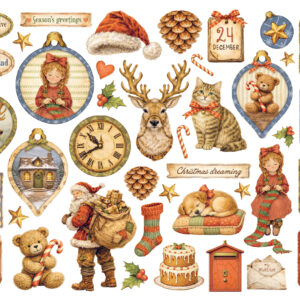 Stamperia Silent Night- Die Cuts - Bilde 2
