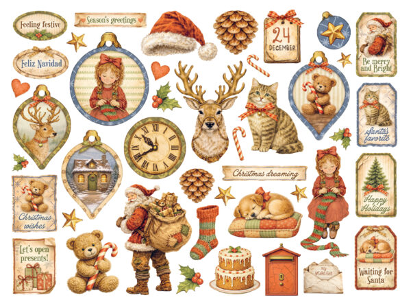Stamperia Silent Night- Die Cuts