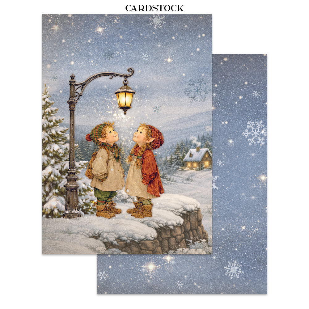 Stamperia Silent Night - Art Junk journal A4 - Bilde 6