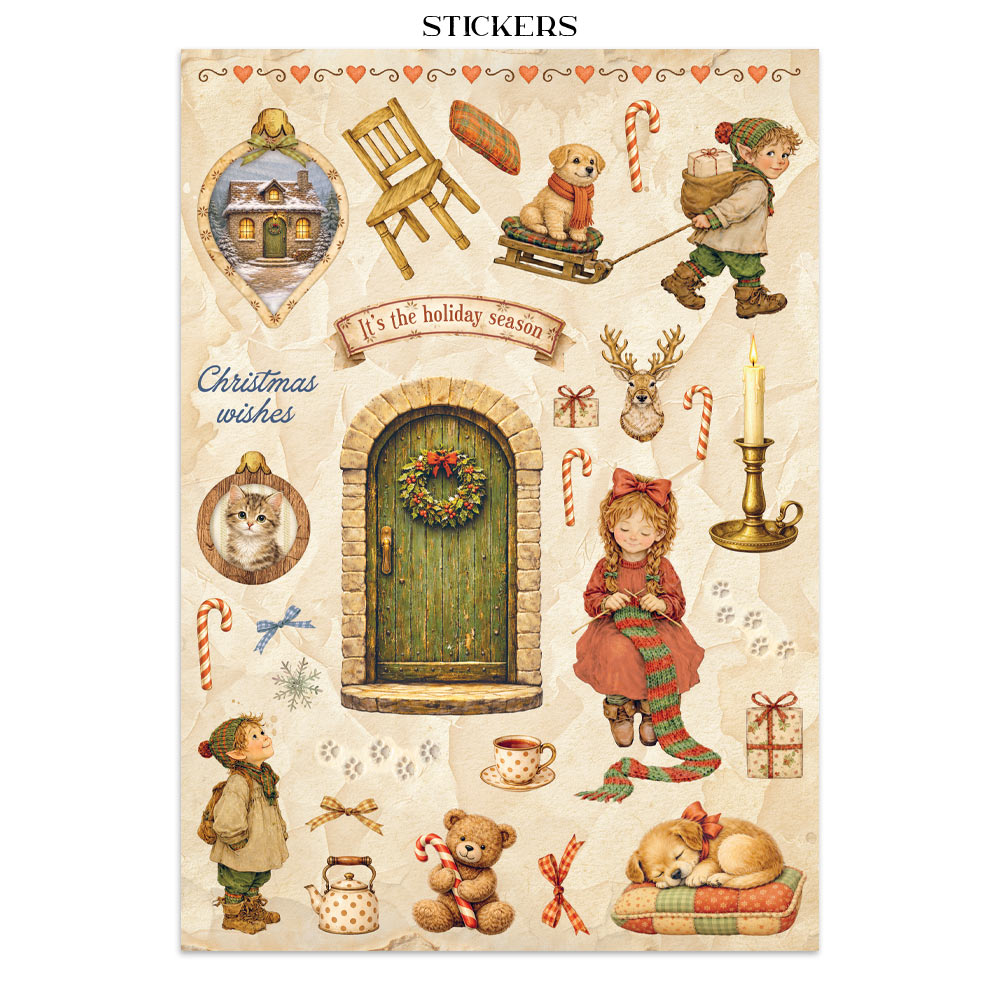 Stamperia Silent Night - Art Junk journal A4 - Bilde 9