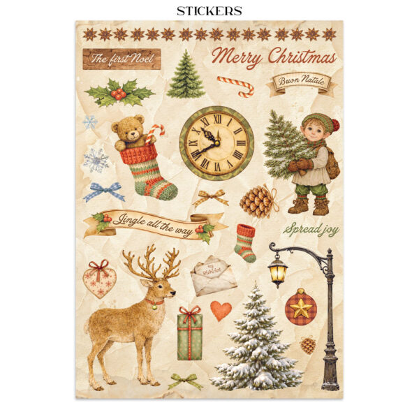 Stamperia Silent Night - Art Junk journal A4