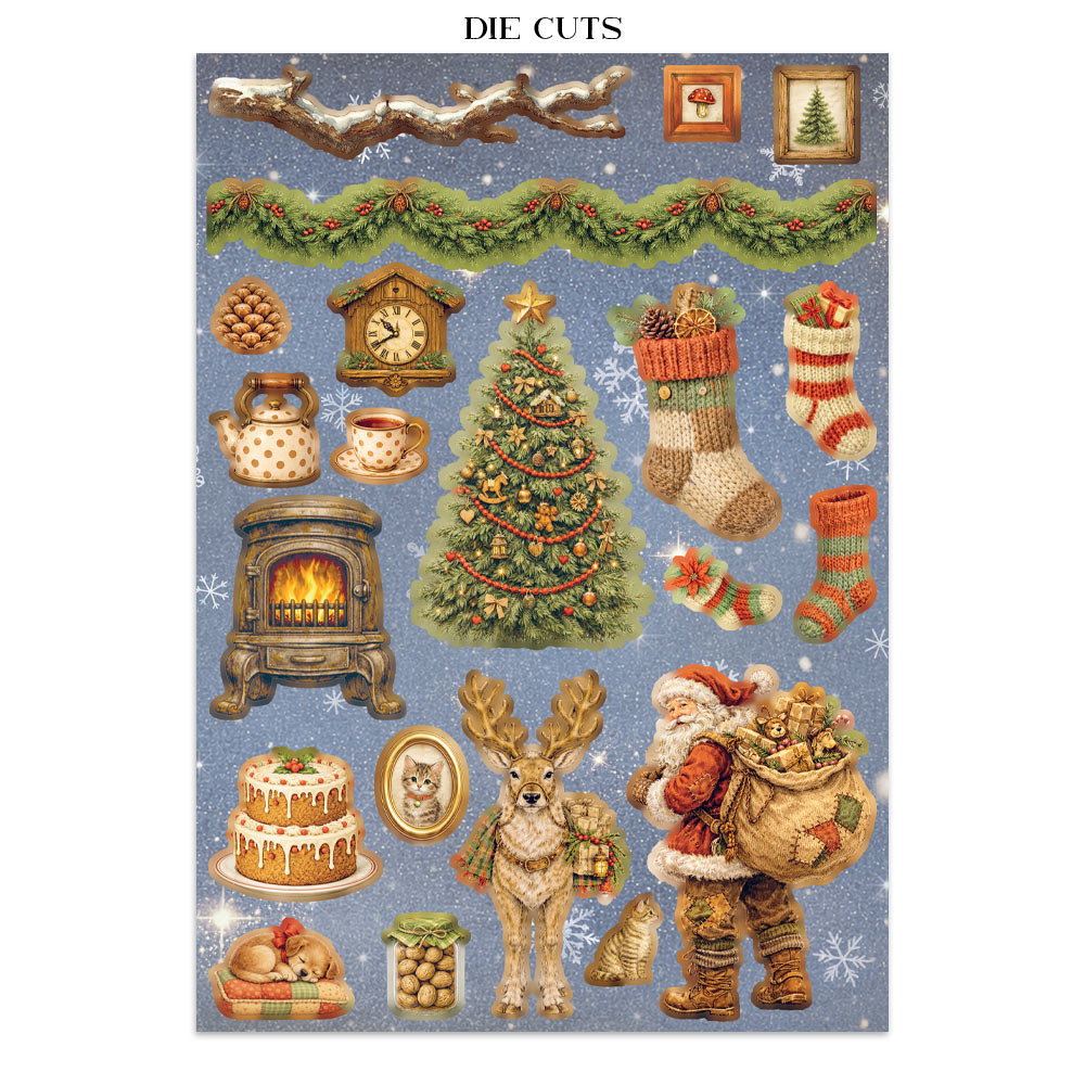 Stamperia Silent Night - Art Junk journal A4 - Bilde 24