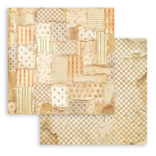 Stamperia Silent Night - Backgrounds 12x12 Blokk