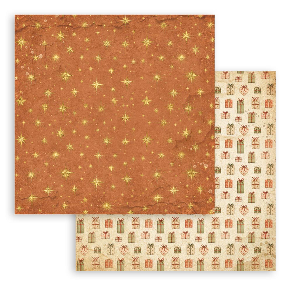 Stamperia Silent Night - Backgrounds 12x12 Blokk - Bilde 12