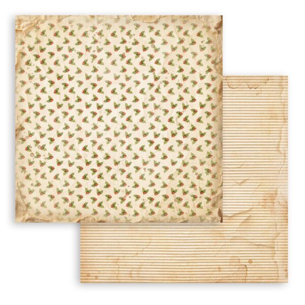 Stamperia Silent Night - Backgrounds 12x12 Blokk