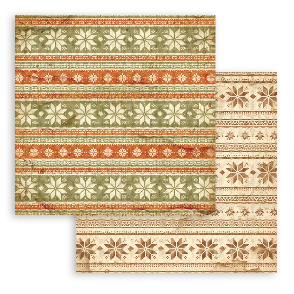 Stamperia Silent Night - Backgrounds 12x12 Blokk - Bilde 27