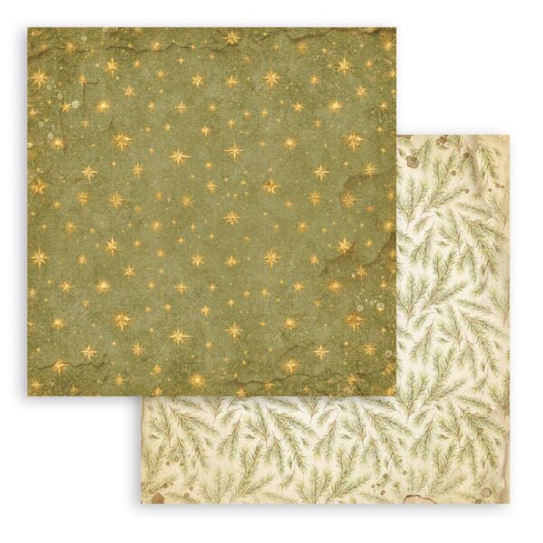 Stamperia Silent Night - Backgrounds 12x12 Blokk