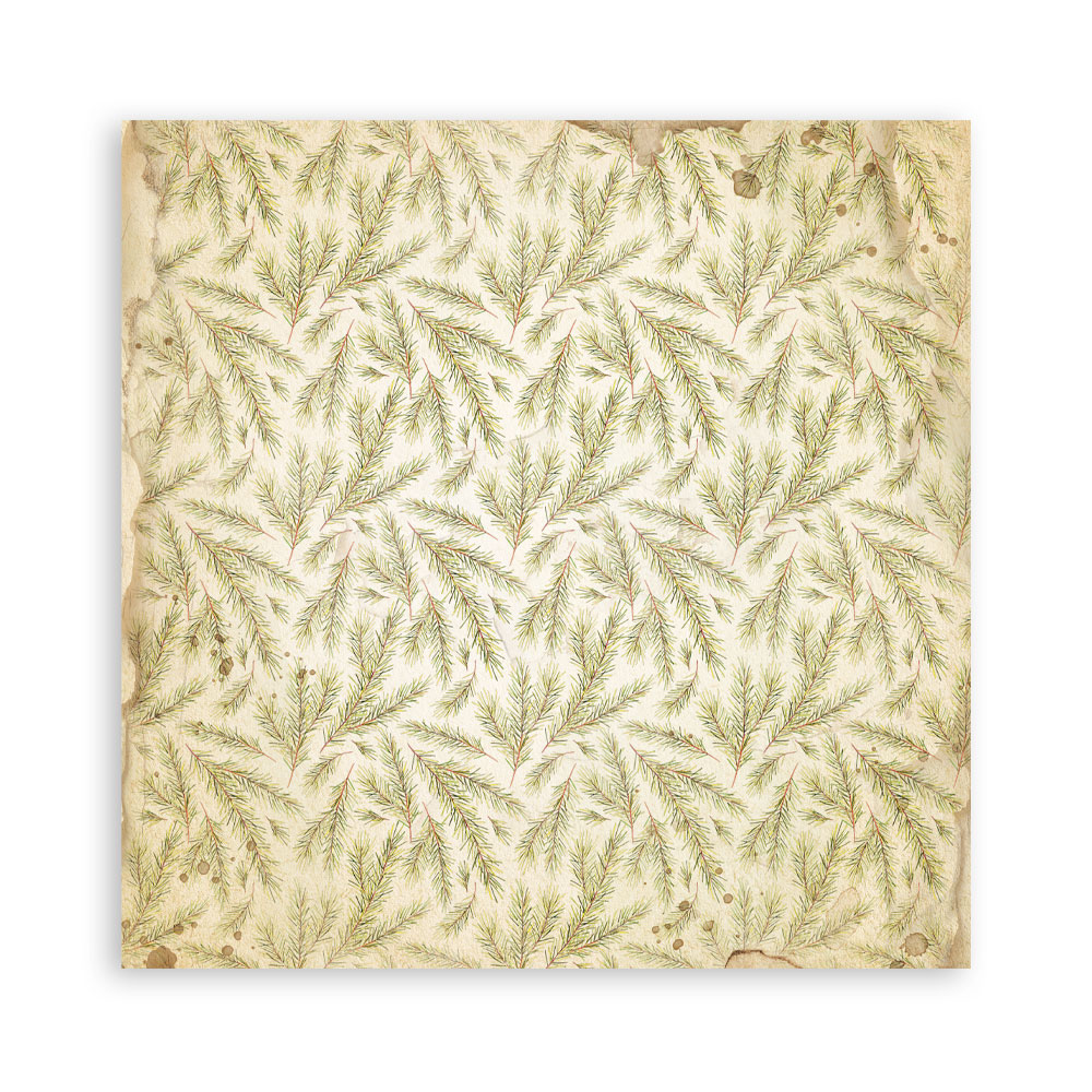 Stamperia Silent Night - Backgrounds 12x12 Blokk - Bilde 32