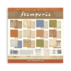 Stamperia Silent Night - Backgrounds 12x12 Blokk - Bilde 34