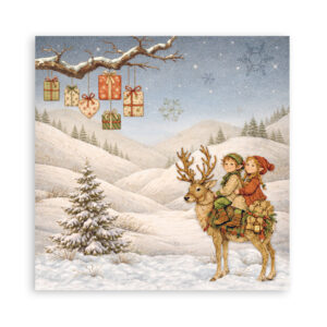 Stamperia Silent Night - 8”x8” blokk - Bilde 5