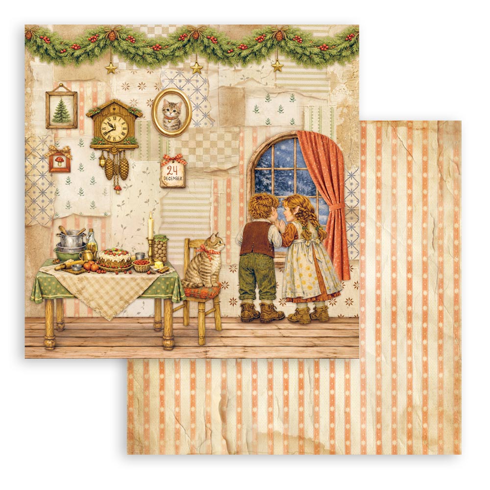 Stamperia Silent Night - 8”x8” blokk - Bilde 10
