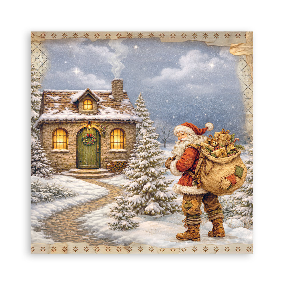 Stamperia Silent Night - 8”x8” blokk - Bilde 14