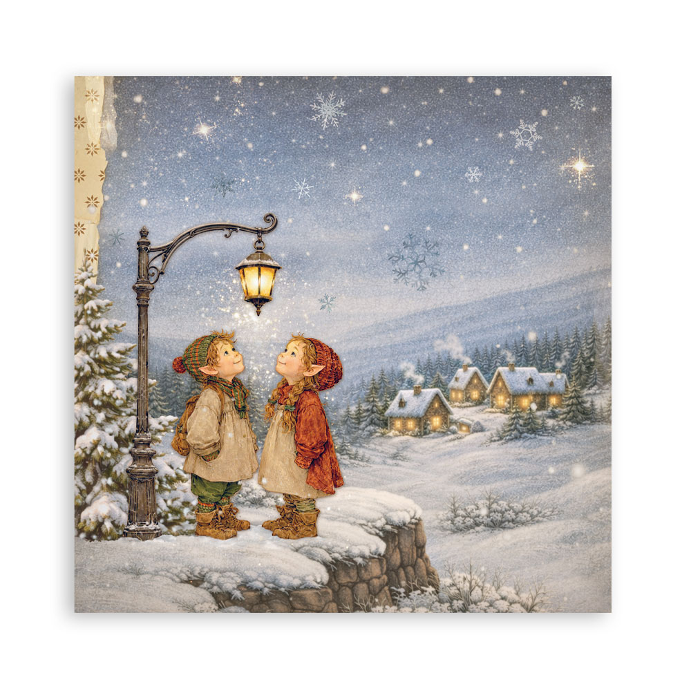Stamperia Silent Night - 8”x8” blokk - Bilde 17