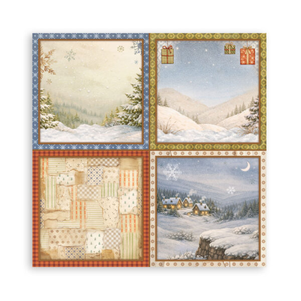 Stamperia Silent Night - 8”x8” blokk