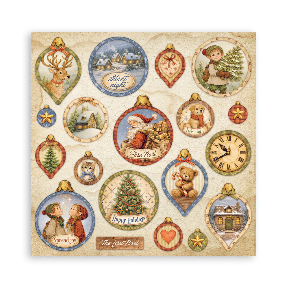 Stamperia Silent Night - 8”x8” blokk - Bilde 23