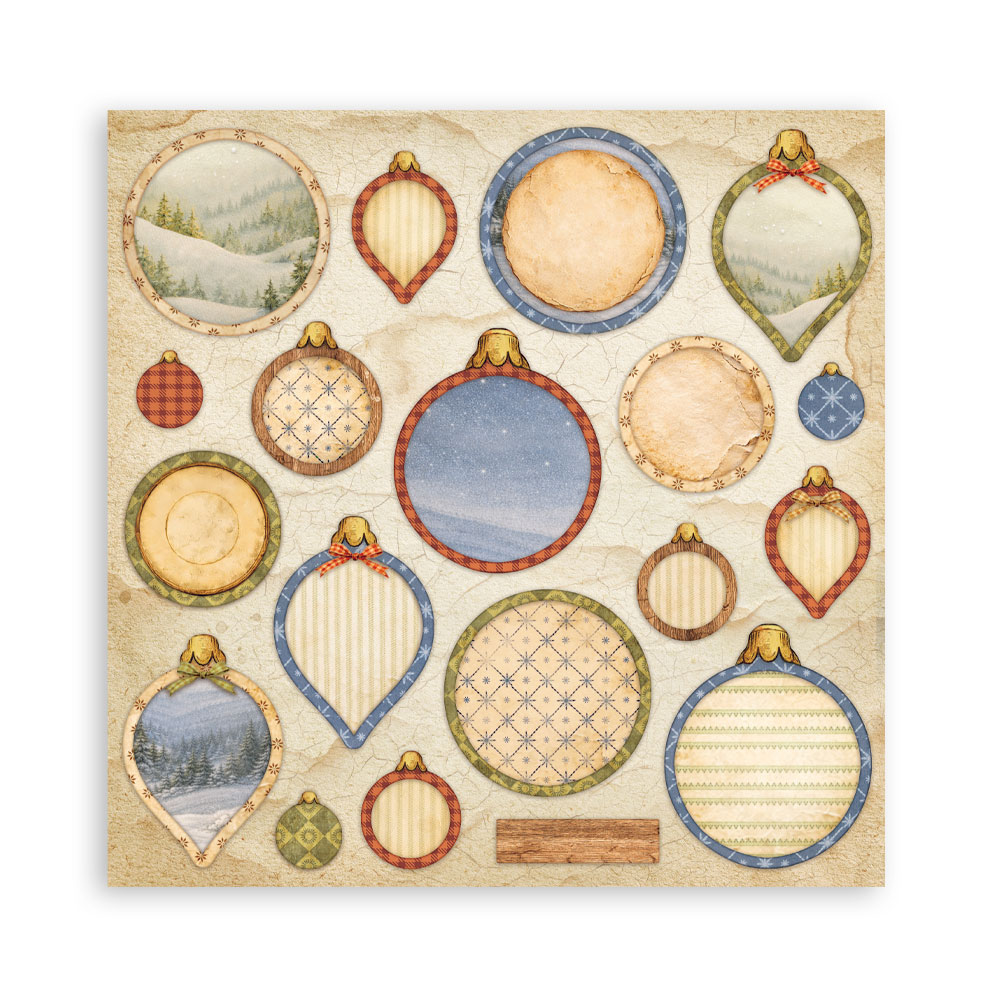 Stamperia Silent Night - 8”x8” blokk - Bilde 24