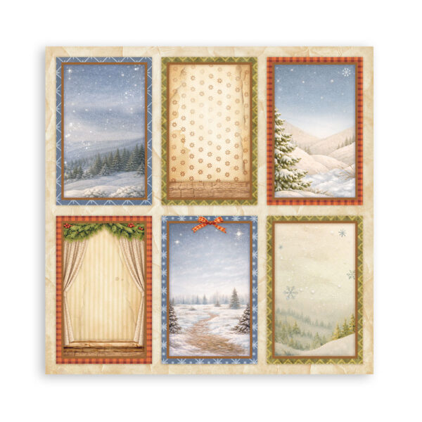 Stamperia Silent Night - 8”x8” blokk