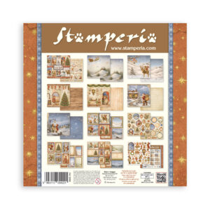 Stamperia Silent Night - 8”x8” blokk - Bilde 30