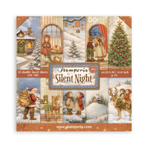 Stamperia Silent Night - 8”x8” blokk - Bilde 1