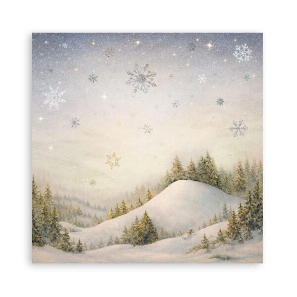 Stamperia Silent Night - 8”x8” blokk