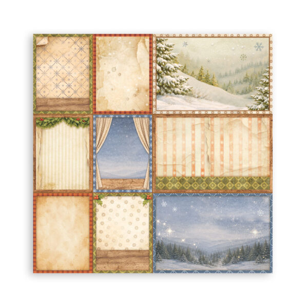 Stamperia Silent Night - 8”x8” blokk