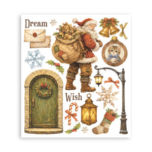 Stamperia Silent Night - Rub on-kit 20,5x23 cm - Bilde 3