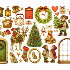 Stamperia Silent Night - Adhesive Ephemera - Bilde 2