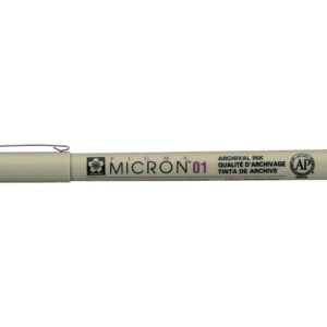 Sakura Pigma Micron 01 – 0,25mm – 49 Sort - Bilde 1