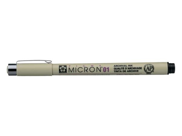 Sakura Pigma Micron 01 – 0,25mm – 49 Sort